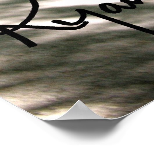 Ryan Kelly Music - Plakat "Signed" - Grüne Bäume (Ecke)