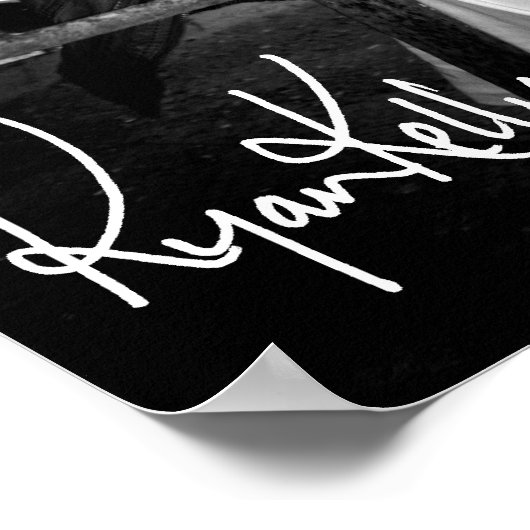 Ryan Kelly Music - Plakat "signed" - Ladder (Ecke)