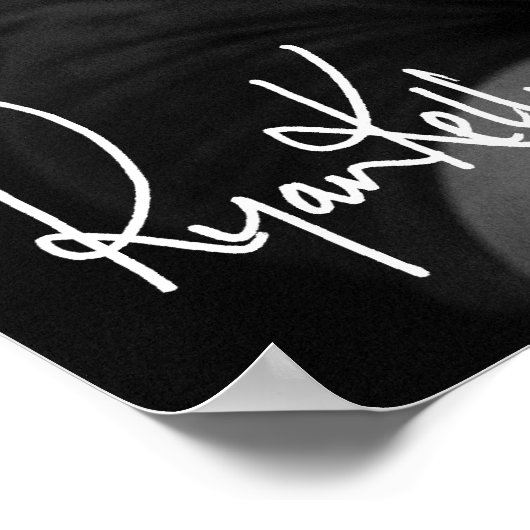 Ryan Kelly Music - Plakat "signed" - Pick (Ecke)