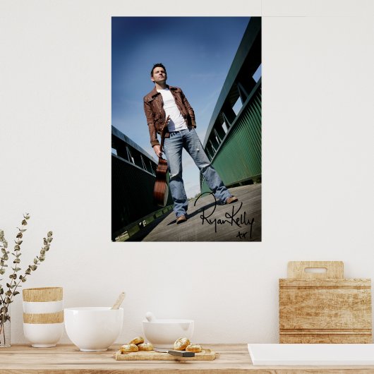 Ryan Kelly Music - Poster - Bridge - "Signed" (Küche)