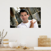 Ryan Kelly Music - Poster - Schlichtes Weiß T "Sig (Küche)