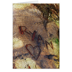 Ryan Liebe Tree Carving Card