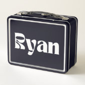 Ryan Metall Brotdose (Rückseite)