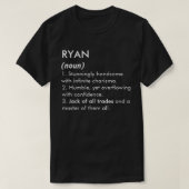 Ryan name, Editable name, Custom name T-Shirt (Design vorne)