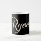 Ryan Name whitegold Tasse Teetasse Kaffeetasse (Mittel)