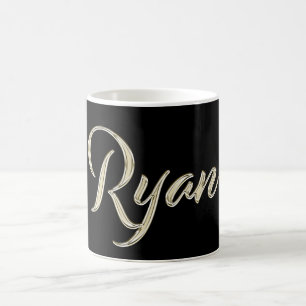 Ryan Name whitegold Tasse Teetasse Kaffeetasse