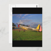 Ryan, PT-22, WWII_Classic Aviation Postkarte (Vorne/Hinten)