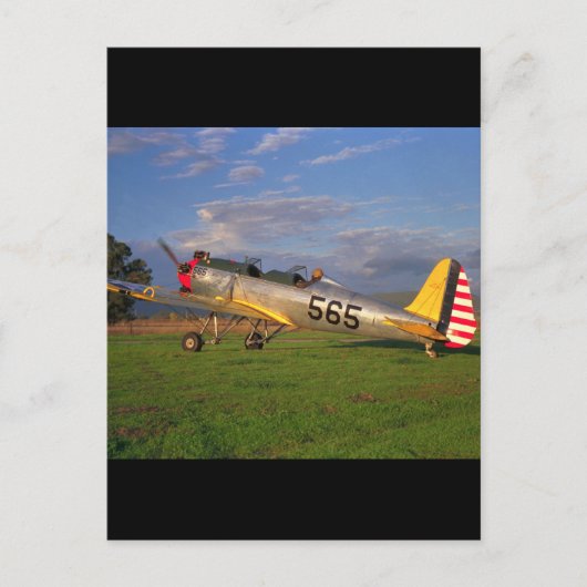 Ryan, PT-22, WWII_Classic Aviation Postkarte (Vorderseite)