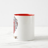 Ryan-Schild der Arme Zweifarbige Tasse (Mittel)