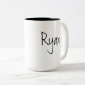 Ryan-TASSE Zweifarbige Tasse (VorderseiteRechts)
