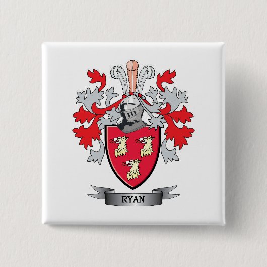 Ryan-Wappen Button (Vorderseite)