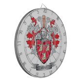 Ryan-Wappen Dartscheibe (Vorderseite Links)