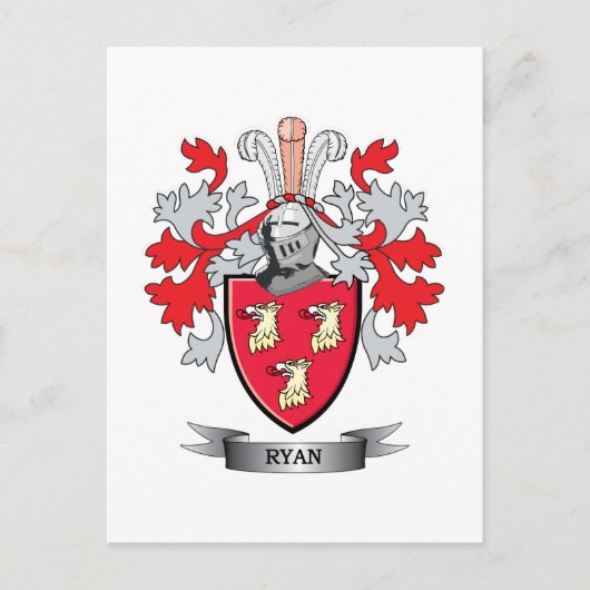 Ryan-Wappen Postkarte (Vorderseite)
