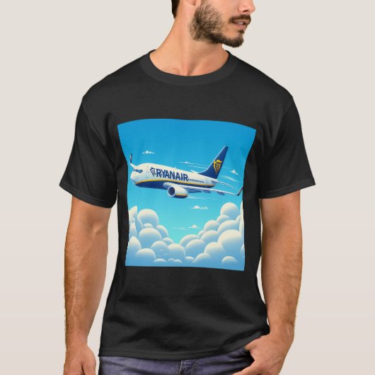 Ryanair 737-800 T-Shirt (Vorderseite)