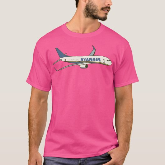 Ryanair-Flugzeug T-Shirt (Vorderseite)