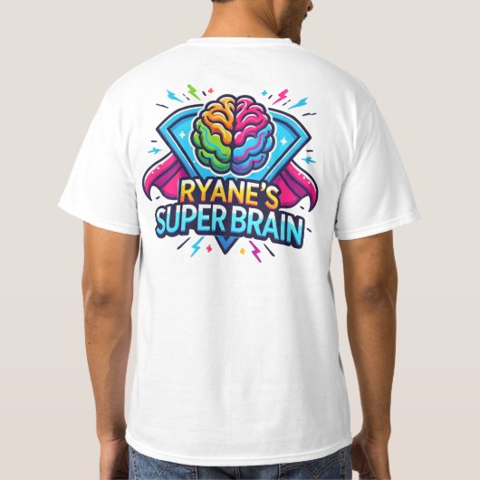 Ryane's Super Brain T-Shirt (Rückseite)