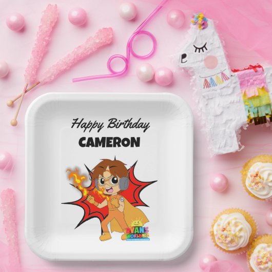 Ryans Geburtstag Pappteller (Party)