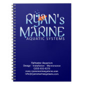 Ryans Marinenotizbuch Notizblock (Vorderseite)