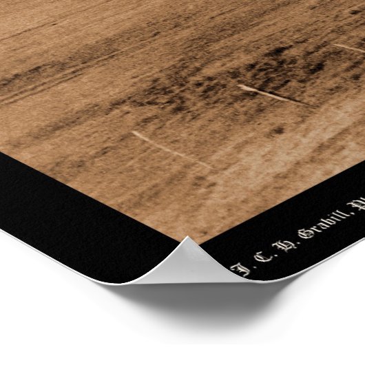 Ryan's Ranch & Distant View Devil's Tower WY 1890 Poster (Ecke)