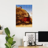 Ryan's Round Barn Poster (Heimbüro)