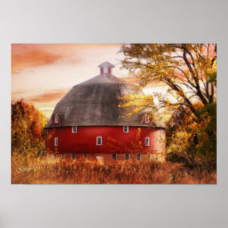 Ryan's Round Barn Poster