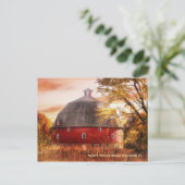 Ryan's Round Barn Postkarte (Stehend Vorderseite)