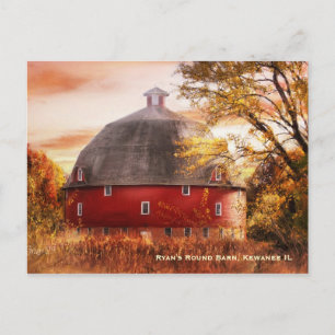 Ryan's Round Barn Postkarte