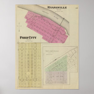 Ryansville, Ford City, Spearville, Kansas Poster
