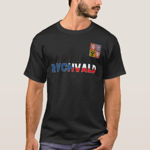Rychvald Tschechische Republik Herzenflagge Lötübe T-Shirt