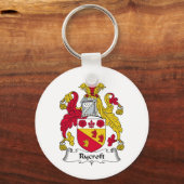 Rycroft Familienwappen Schlüsselanhänger (Vorderseite)