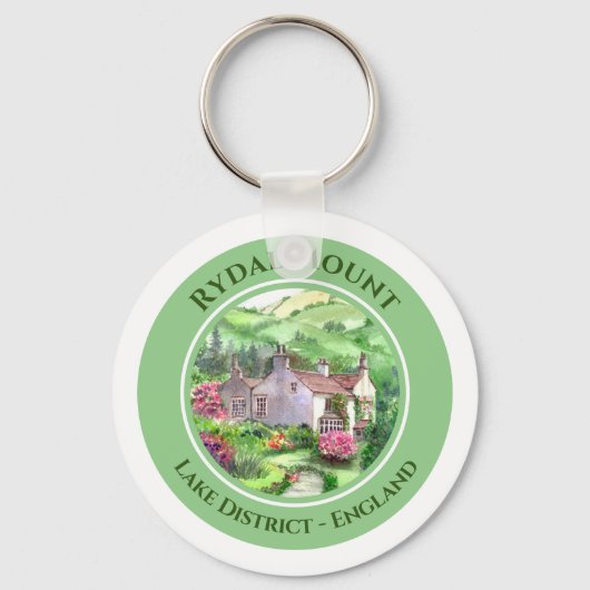 Rydal Mount William Wordsworth Zuhause Painting Schlüsselanhänger (Vorderseite)