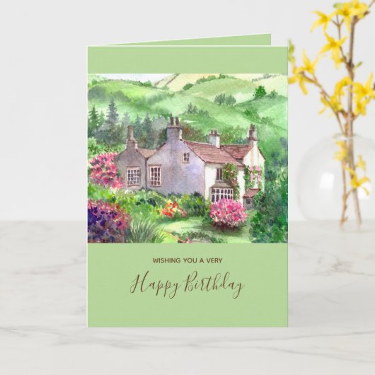 Rydal Mount, William Wordsworth's Zuhause Karte (Gelbe Blume)