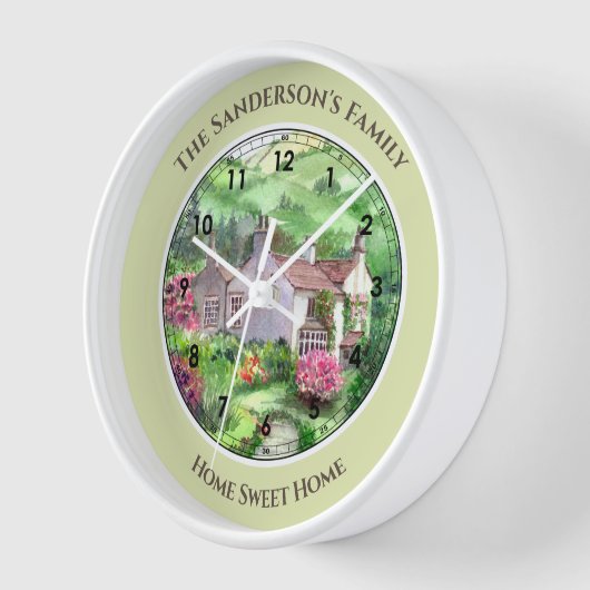 Rydal Mount, William Wordsworth's Zuhause Large Cl Uhr (Winkel)