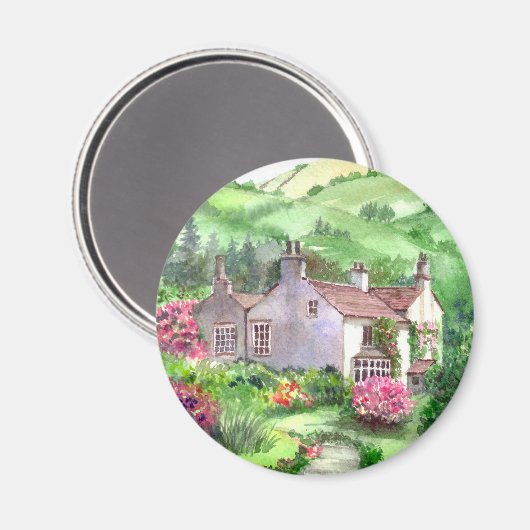 Rydal Mount, William Wordsworth's Zuhause Magnet (Vorderseite/Rückseite)