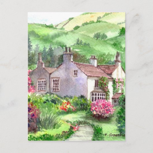 Rydal Mount, William Wordsworth's Zuhause Postkarte (Vorderseite)
