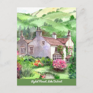 Rydal Mount, William Wordsworth's Zuhause Postkarte