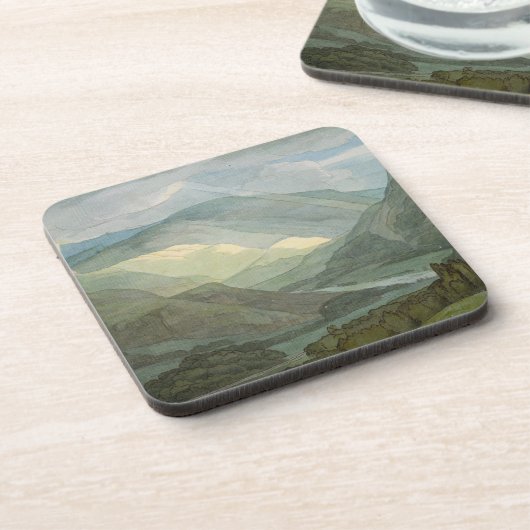 Rydal Wasser, 1786 (w/c) Getränkeuntersetzer (Linke Seite)