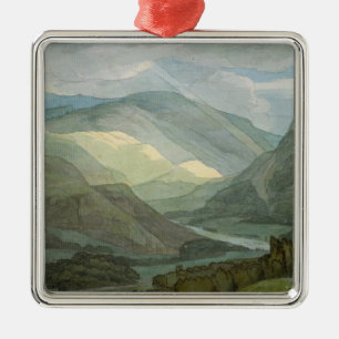 Rydal Wasser, 1786 (w/c) Silbernes Ornament
