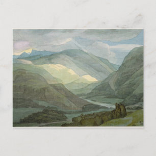 Rydal Water, 1786 (w/c) Postkarte