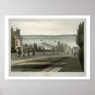 Ryde, von 'einer Reise um Großbritannien Undertak Poster