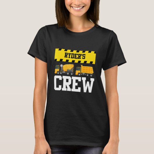 Ryder Construction Crew Custom Dumptruck Dump Truc T-Shirt (Vorderseite)
