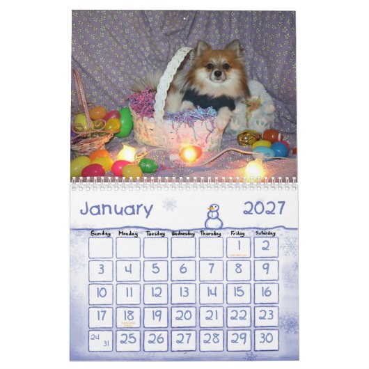 Ryder the pom Calendar Kalender (Jan 2027)