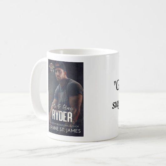 Ryder Zitat - Eingeweide u. Ruhm-Tasse Kaffeetasse (Vorderseite Links)