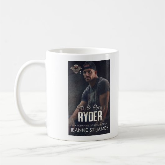 Ryder Zitat - Eingeweide u. Ruhm-Tasse Kaffeetasse (Links)