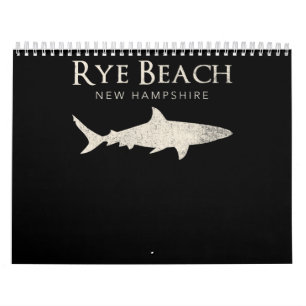 Rye Beach New Hampshire - Shark Lover - Geschenke Kalender