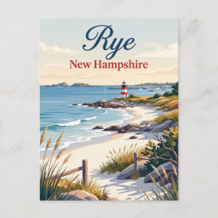 Rye, New Hampshire Postkarte