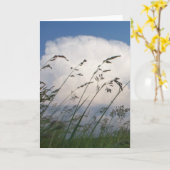 "Rye- und Himmel-" Foto-Karte Karte (Gelbe Blume)