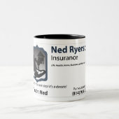 Ryerson Versicherungs-Tasse Zweifarbige Tasse (Mittel)