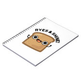 Ryes and Shine Funny Bread Pub Notizblock (Linke Seite)