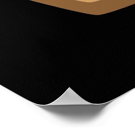 Ryes and Shine Funny Brot Puff Dark BG Poster (Ecke)